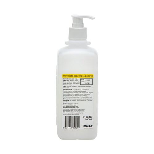 EC-2435307 - ENDURE 250 500ML BODYWASH - Healthcare Xpress Australia