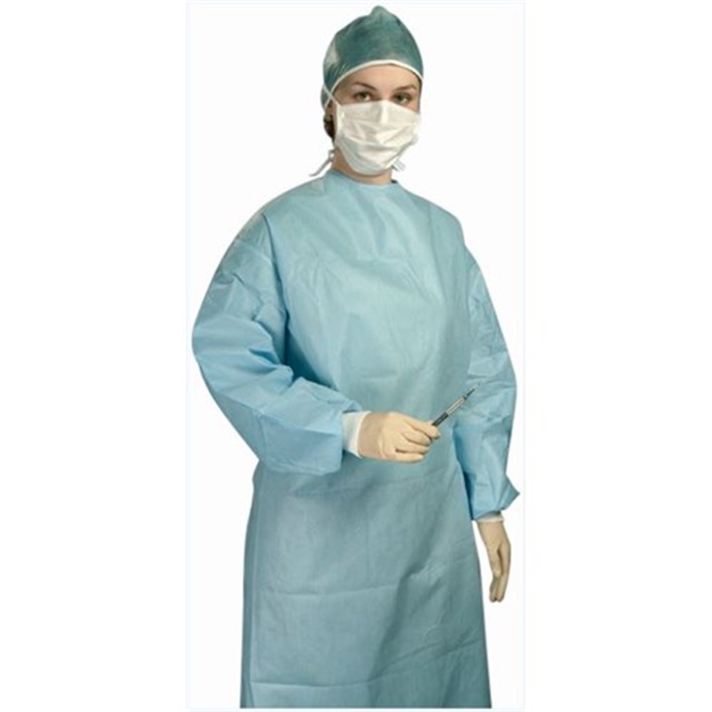 HS-9883773S - Sterile Gown HENRY SCHEIN Surgical Blue Size Medium Each ...